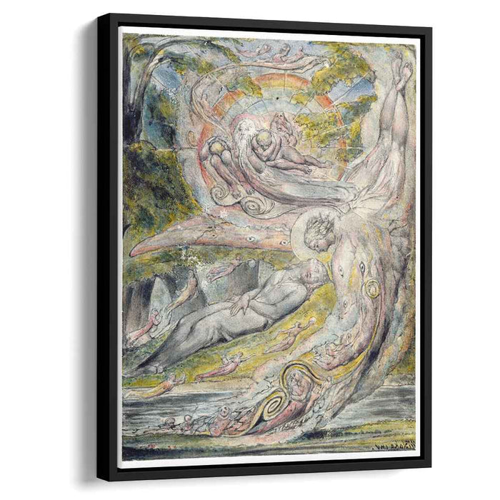 Milton`s Mysterious Dream (1820) by William Blake