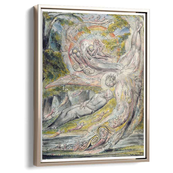 Milton`s Mysterious Dream (1820) by William Blake