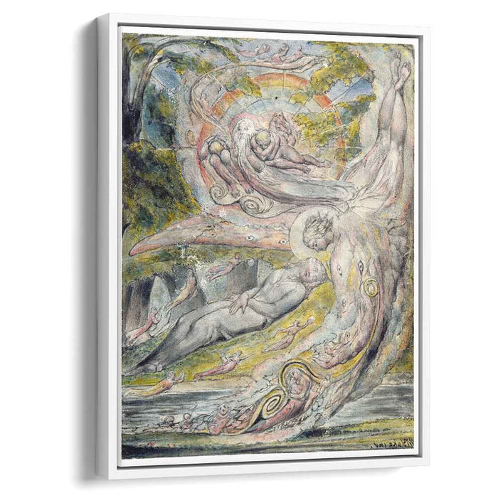 Milton`s Mysterious Dream (1820) by William Blake