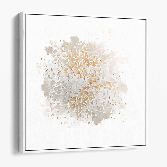 Gentle Petal Symphony: Delicate Floral Explosion Canvas Art