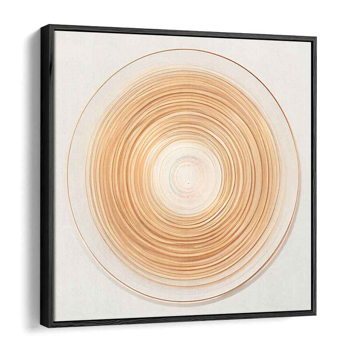 Peach Melody Dream Dance: Abstract Harmony in Peach Canvas Art