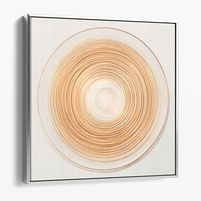 Peach Melody Dream Dance: Abstract Harmony in Peach Canvas Art