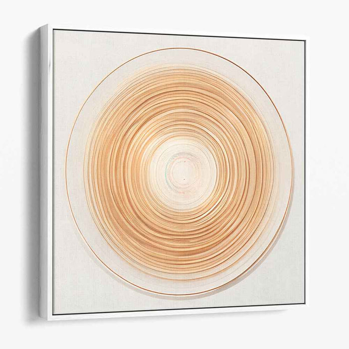Peach Melody Dream Dance: Abstract Harmony in Peach Canvas Art