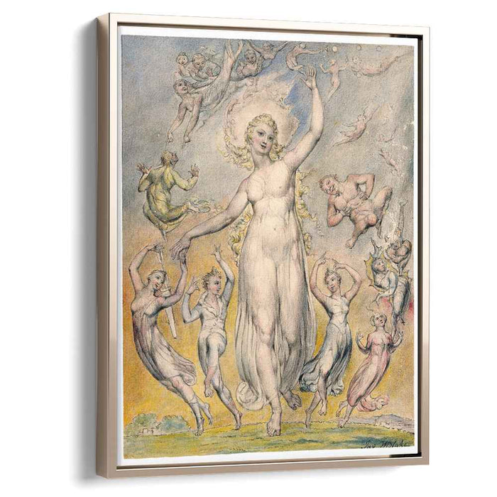 Mirth (1820) by William Blake