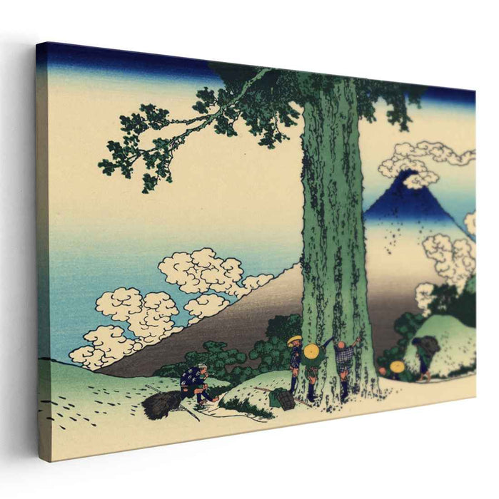 Mishima pass in Kai province by Katsushika Hokusai