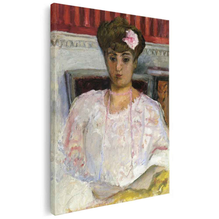 Misia with a Pink Corsage (1908) by Pierre Bonnard