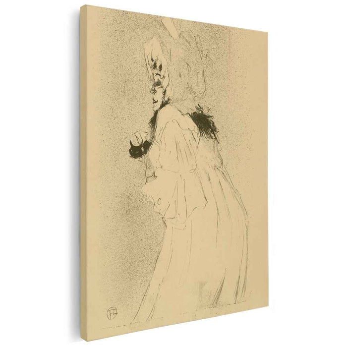 Miss May Belfort welcoming (1895) by Henri de Toulouse-Lautrec