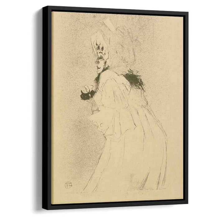 Miss May Belfort welcoming (1895) by Henri de Toulouse-Lautrec