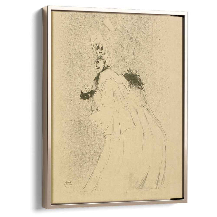 Miss May Belfort welcoming (1895) by Henri de Toulouse-Lautrec