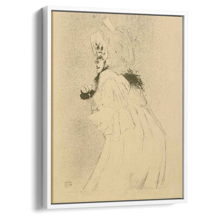 Miss May Belfort welcoming (1895) by Henri de Toulouse-Lautrec