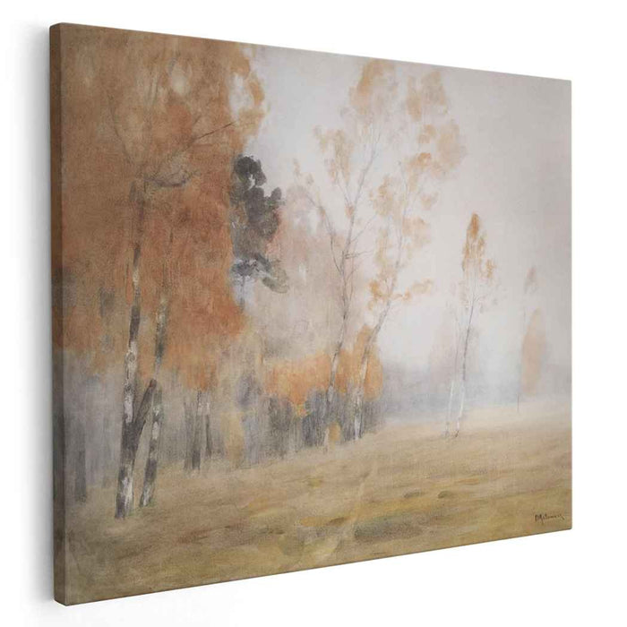 Mist. Autumn. (1899) by Isaac Levitan