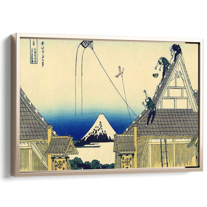 Mitsui Shop on Suruga Street in Edo (1831) by Katsushika Hokusai