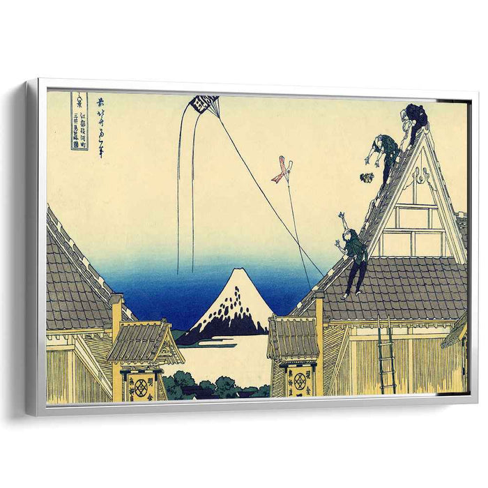 Mitsui Shop on Suruga Street in Edo (1831) by Katsushika Hokusai