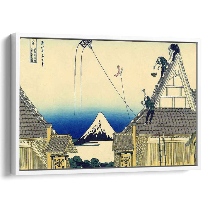 Mitsui Shop on Suruga Street in Edo (1831) by Katsushika Hokusai