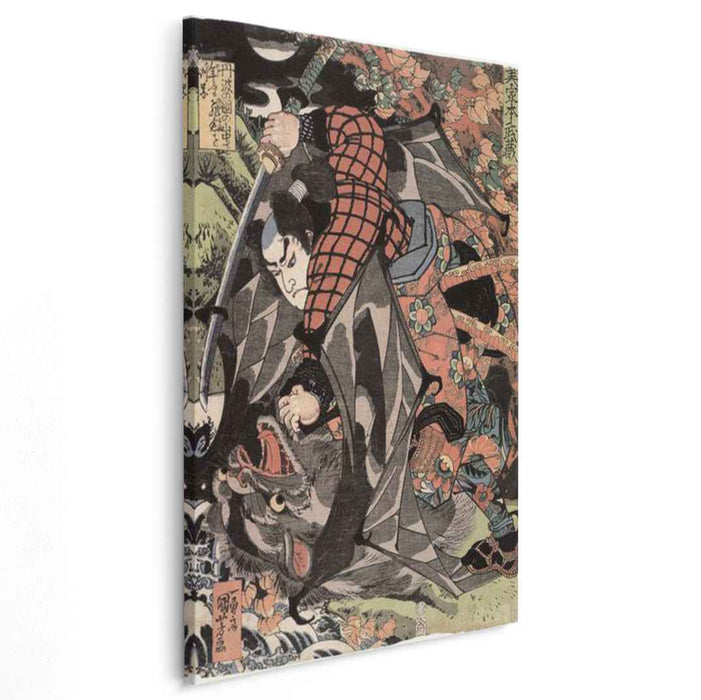 Miyamoto Musashi, Edo period by Utagawa Kuniyoshi