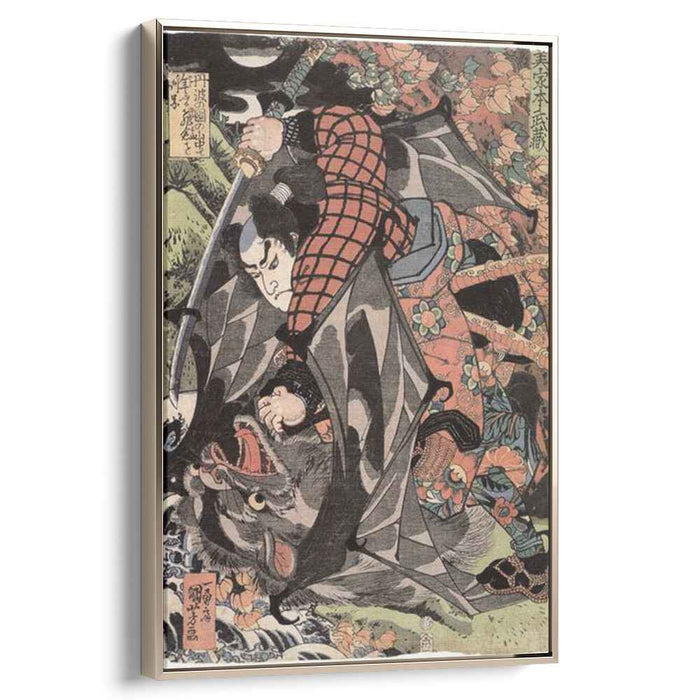 Miyamoto Musashi, Edo period by Utagawa Kuniyoshi