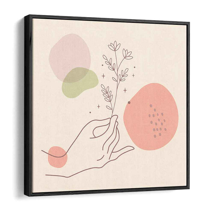 Soft Pastel Symphony: Minimalist Pastel Harmony Canvas Art