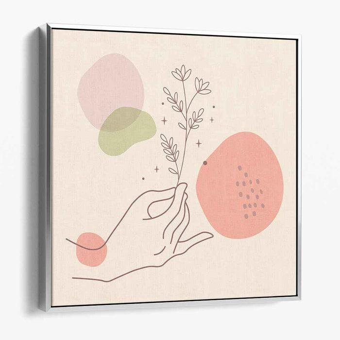 Soft Pastel Symphony: Minimalist Pastel Harmony Canvas Art
