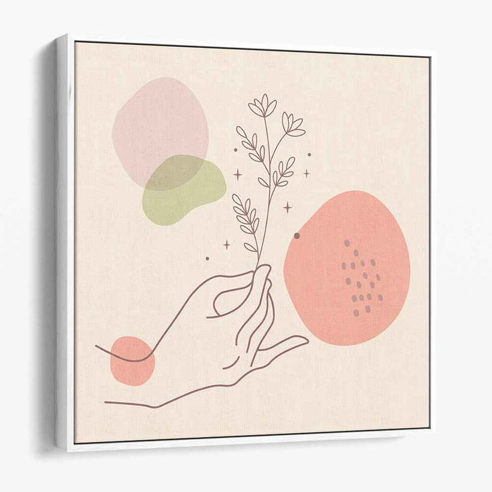 Soft Pastel Symphony: Minimalist Pastel Harmony Canvas Art