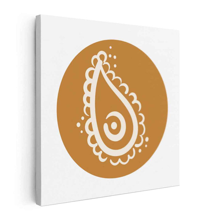 Eternal Paisley Elegance: Traditional Motif in Modern Artwork