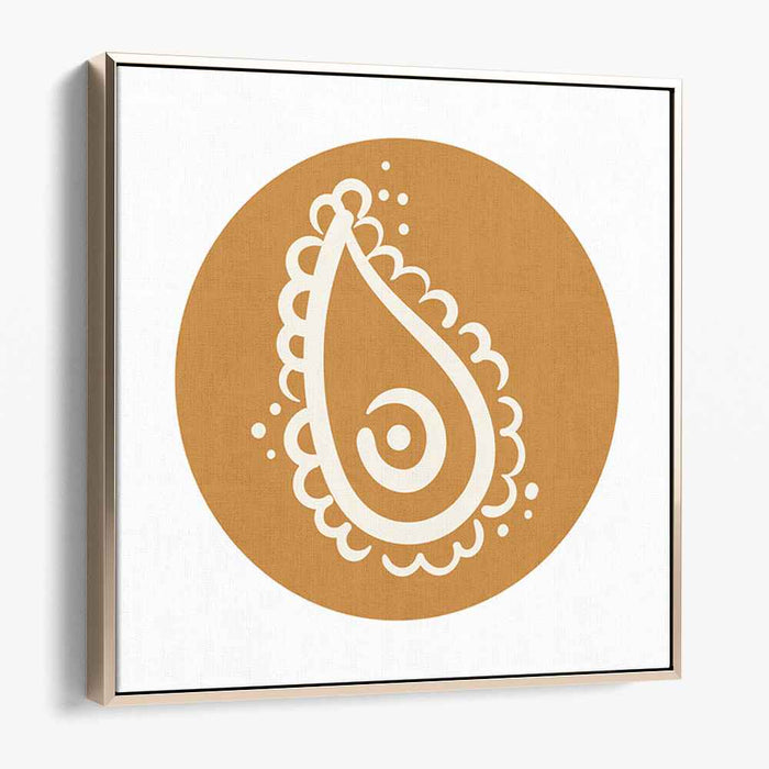 Eternal Paisley Elegance: Traditional Motif in Modern Artwork