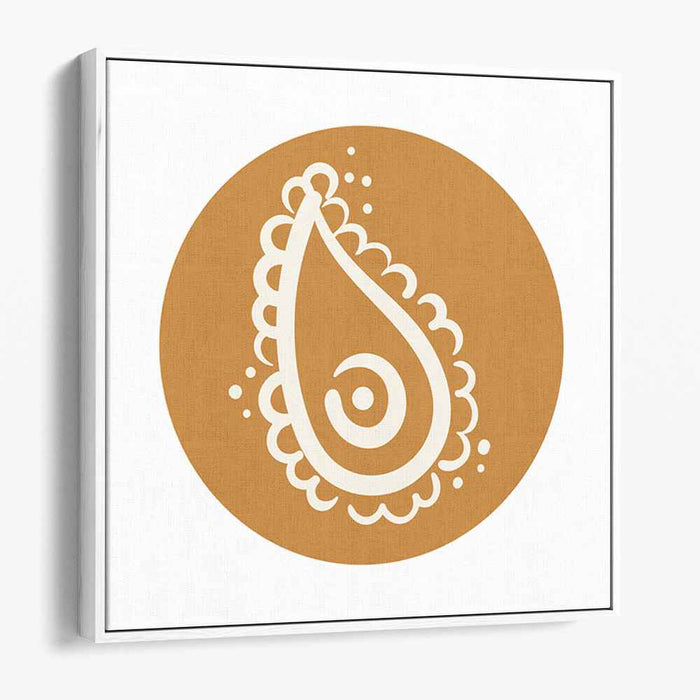 Eternal Paisley Elegance: Traditional Motif in Modern Artwork