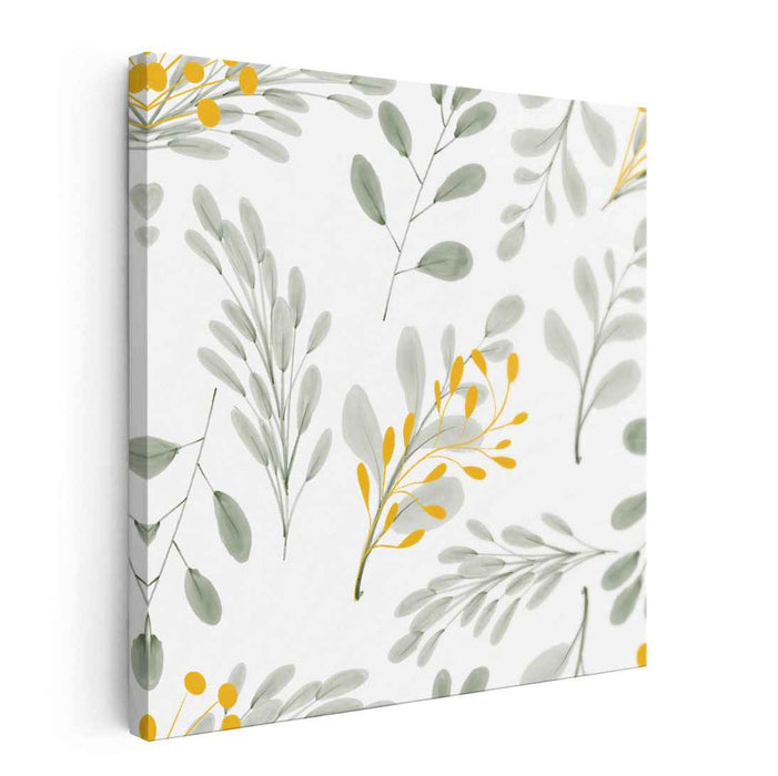 Breezy Whispers: Eucalyptus Elegance Canvas Art Print