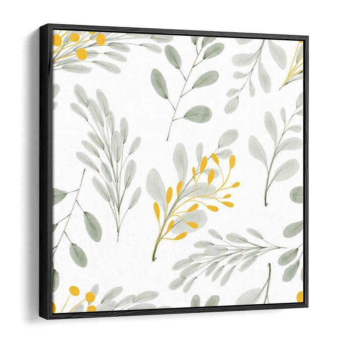 Breezy Whispers: Eucalyptus Elegance Canvas Art Print