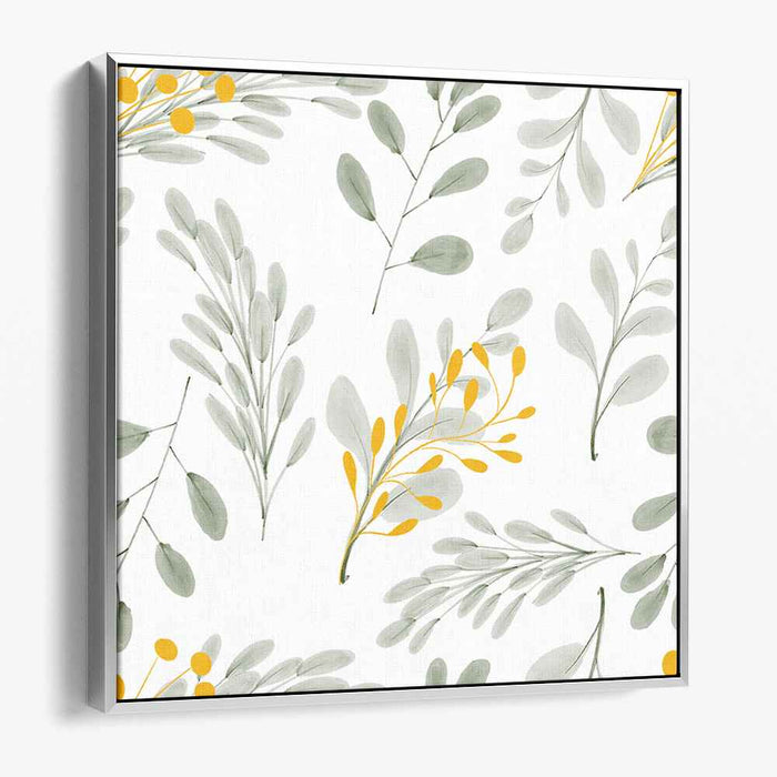 Breezy Whispers: Eucalyptus Elegance Canvas Art Print