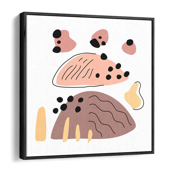 Essence Form Study: Minimalist Abstract Shapes Canvas Art Print