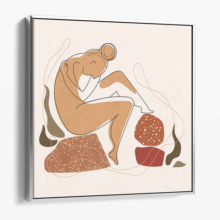 Sculpted Silence: Modern Minimalist Figure Art