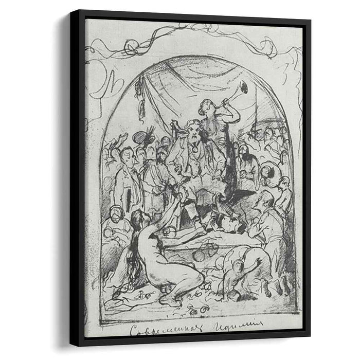 Modern Idyll (1880) by Vasily Perov