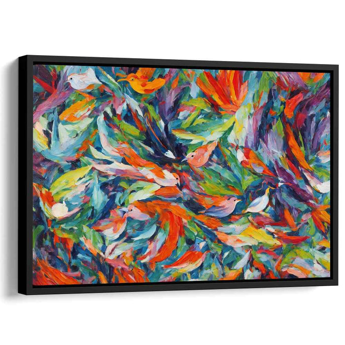 Modern Oil Birds of Paradise #106