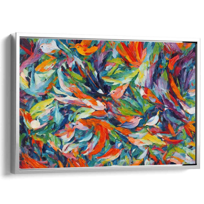 Modern Oil Birds of Paradise #106