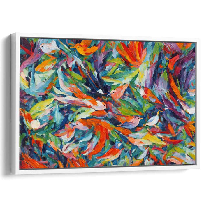 Modern Oil Birds of Paradise #106
