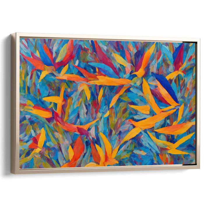 Modern Oil Birds of Paradise #110