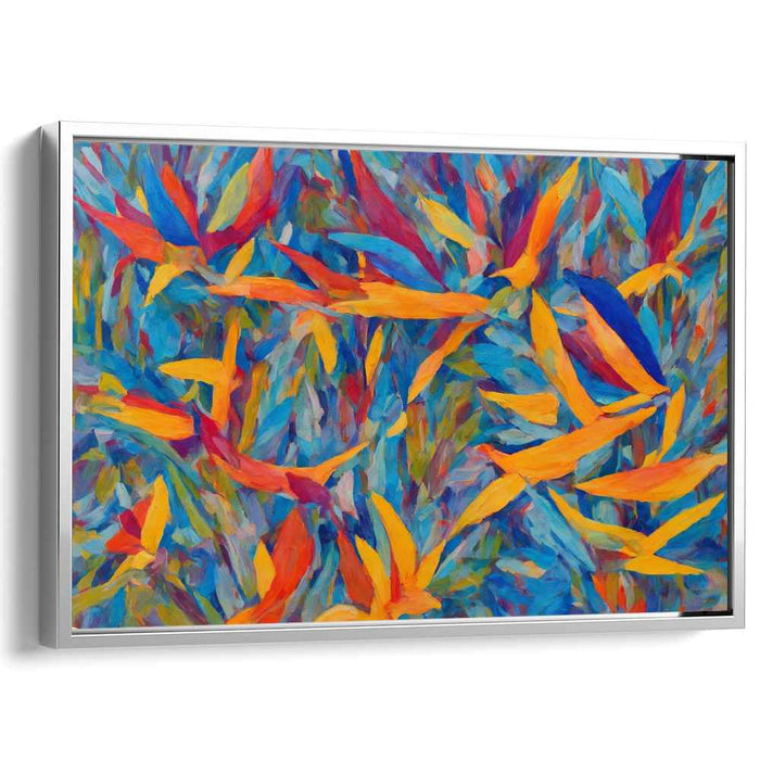 Modern Oil Birds of Paradise #110