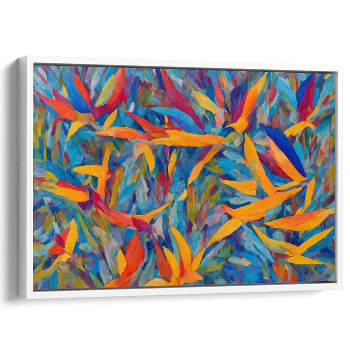 Modern Oil Birds of Paradise #110