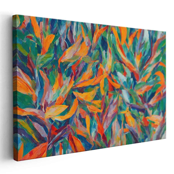 Modern Oil Birds of Paradise #119