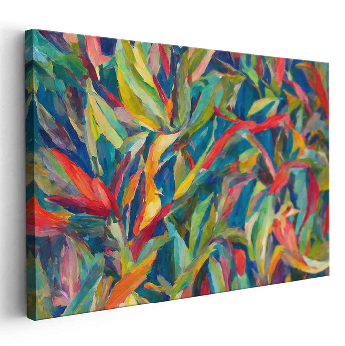 Modern Oil Birds of Paradise #120