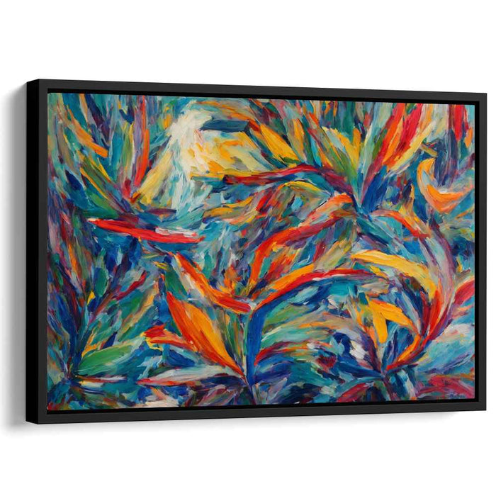 Modern Oil Birds of Paradise #124