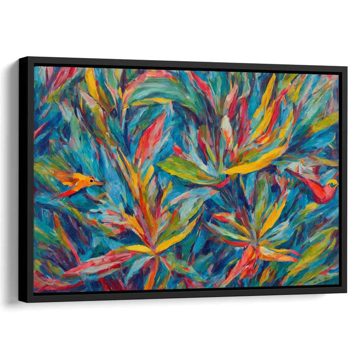 Modern Oil Birds of Paradise #125