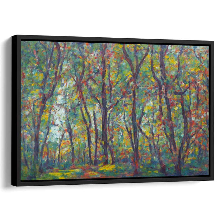 Lightstroke Symphony: Impressionist Light and Color Canvas Art Print