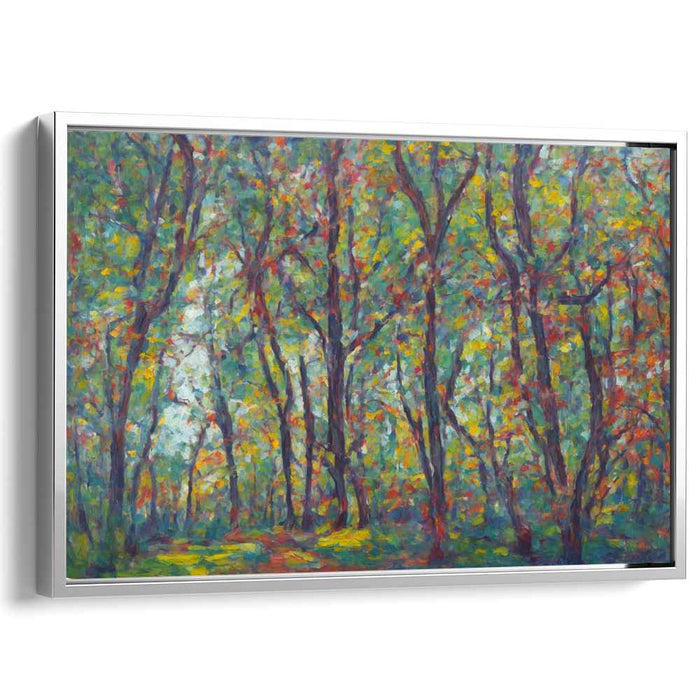 Lightstroke Symphony: Impressionist Light and Color Canvas Art Print