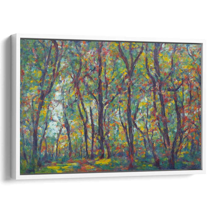 Lightstroke Symphony: Impressionist Light and Color Canvas Art Print