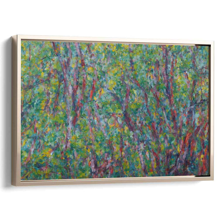 Vibrant Wilderness Dreams: A Tapestry of Nature's Hues Canvas Art