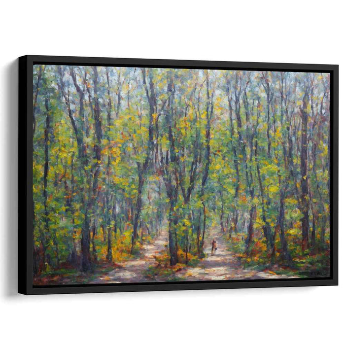 Brush Strokes of Peace: Impressionist Tranquility Canvas Art Print