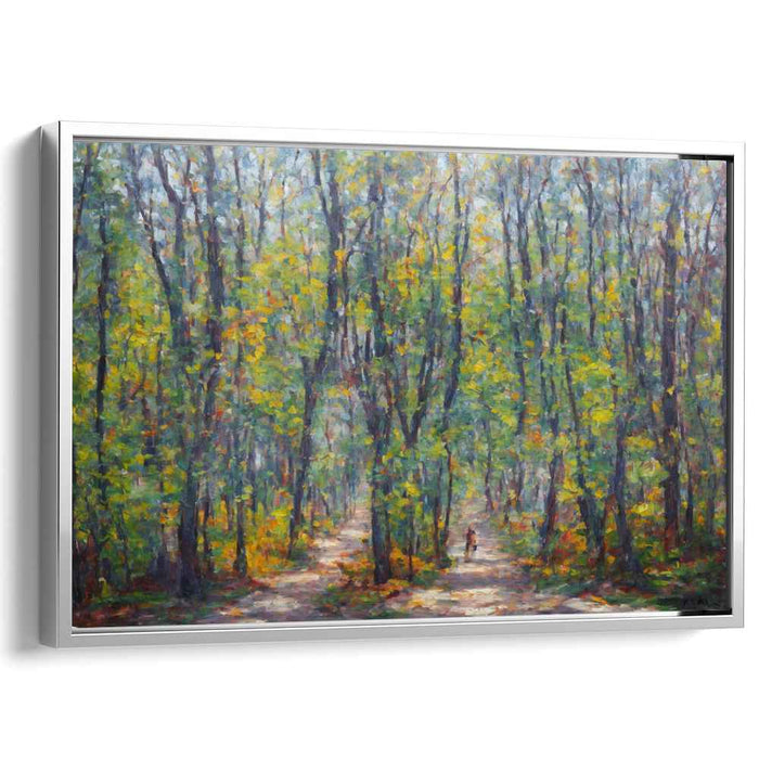 Brush Strokes of Peace: Impressionist Tranquility Canvas Art Print