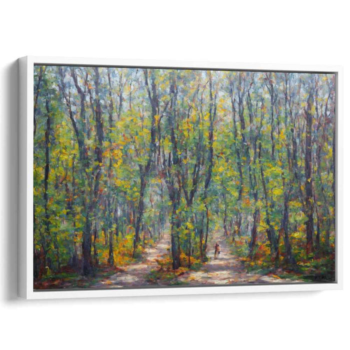 Brush Strokes of Peace: Impressionist Tranquility Canvas Art Print