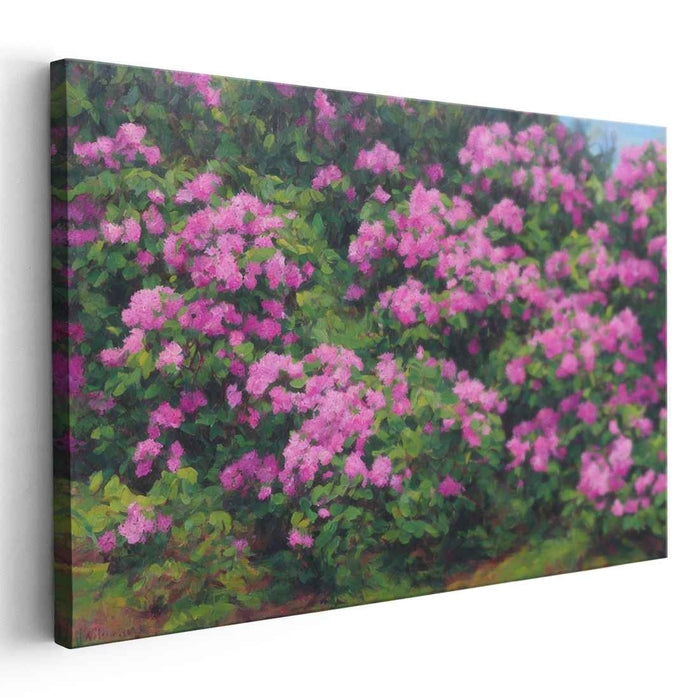 Modern Oil Rhododendron #107